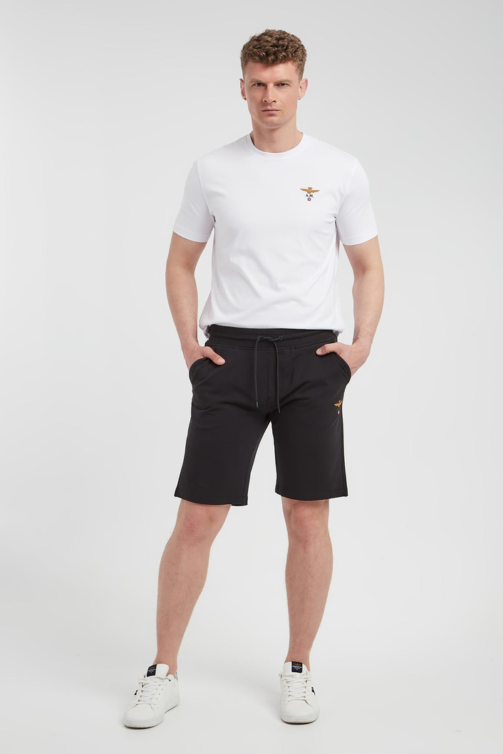 T-shirt męski z logo AERONAUTICA MILITARE