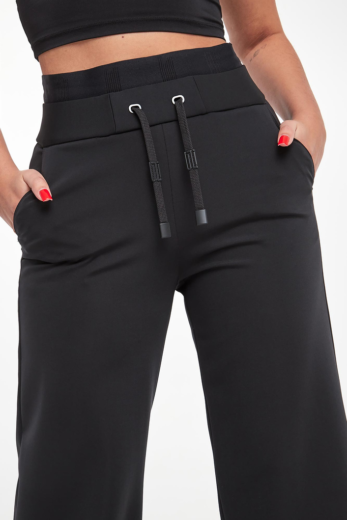 Spodnie damskie z logowanym ściągaczem SPORTALM