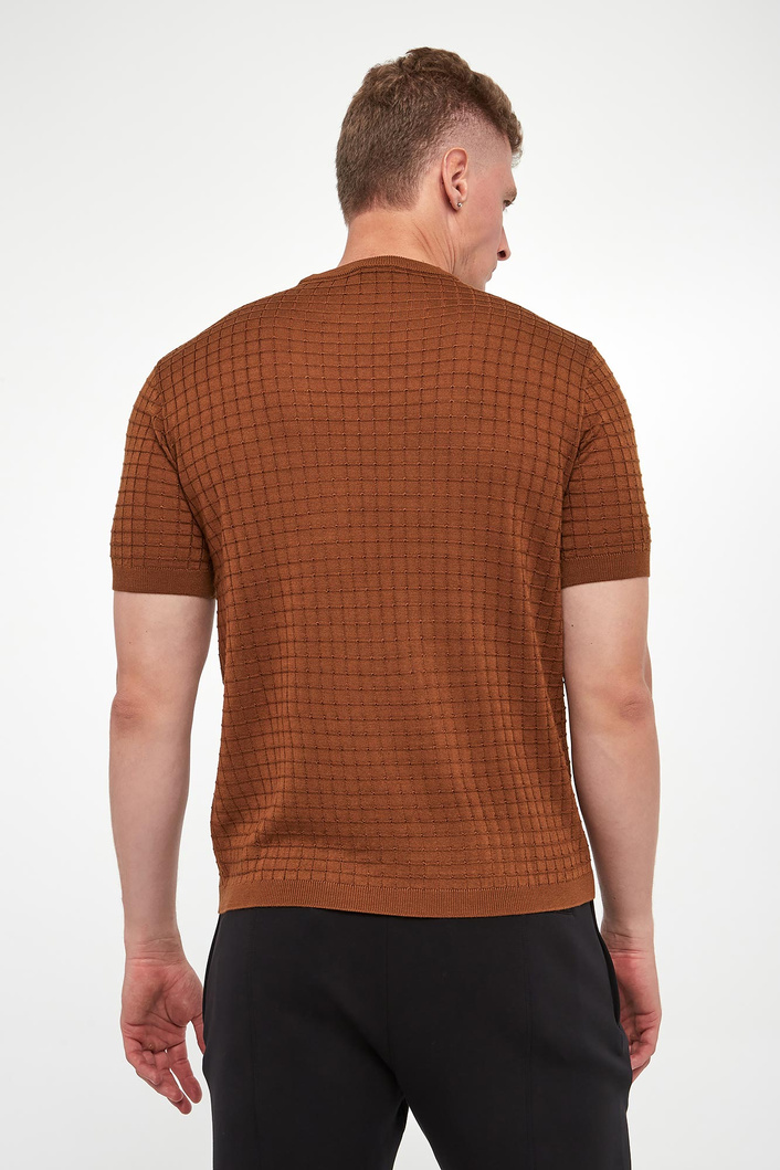 T-shirt męski dzianinowy EMPORIO ARMANI