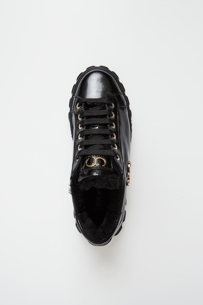 Sneakersy damskie skórzane CESARE CASADEI