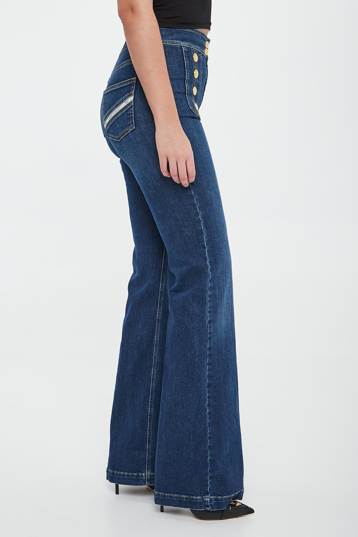 Jeansy damskie palazzo ELISABETTA FRANCHI