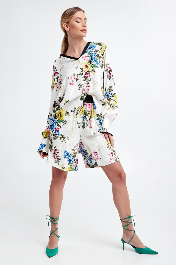 Koszula damska w kwiaty BLUGIRL BLUMARINE