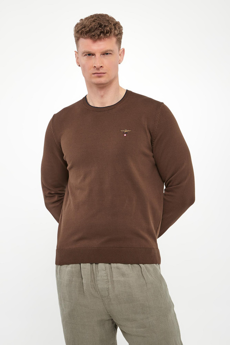 Sweter męski z logo AERONAUTICA MILITARE