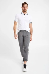 Spodnie tkaninowe KARL LAGERFELD