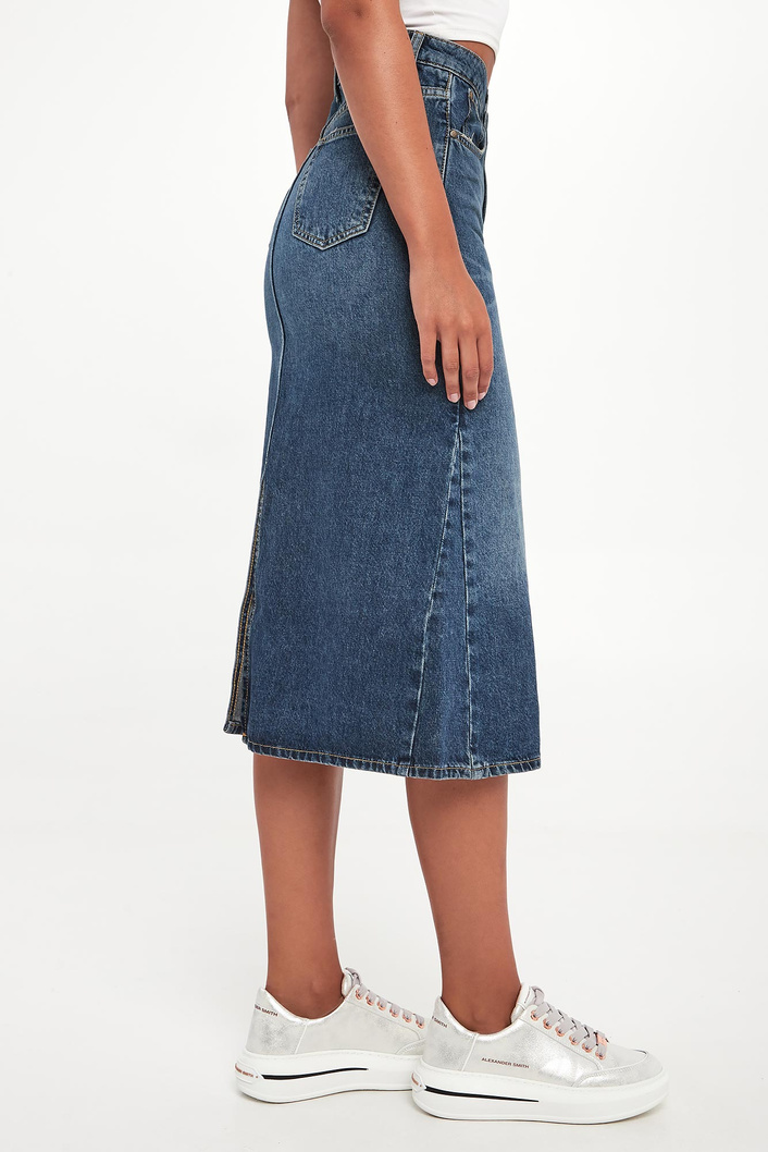 Spódnica jeansowa midi Riccarda JOOP! JEANS