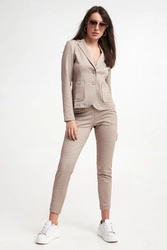 Spodnie damskie z logo JOOP!