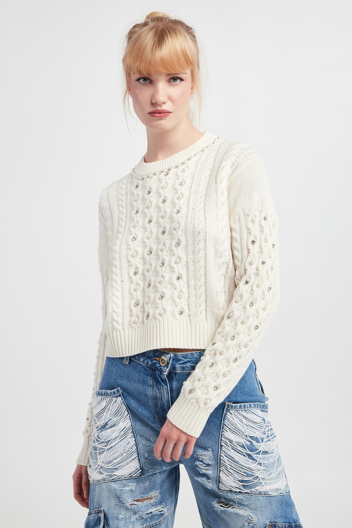 Sweter damski wełniany ELISABETTA FRANCHI