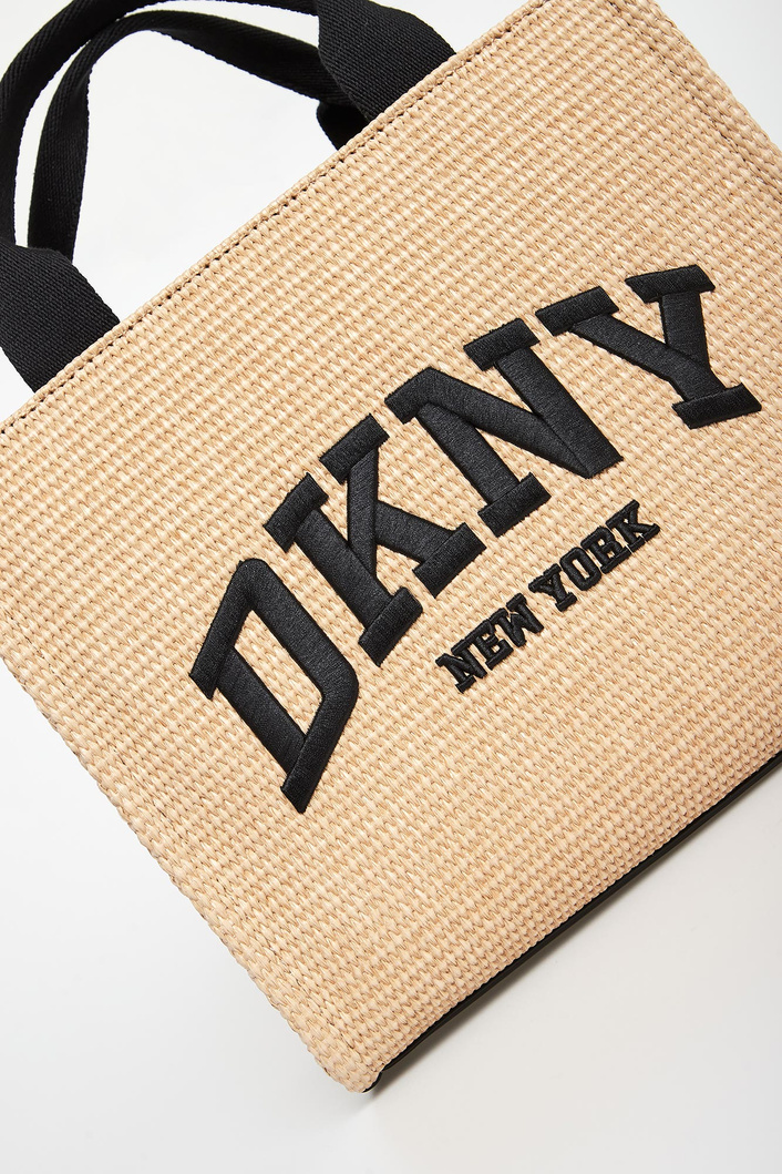 Torebka pleciona shopperka DKNY