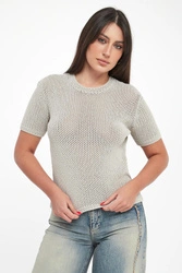 Sweter damski z krótkim rękawem ARMANI EXCHANGE