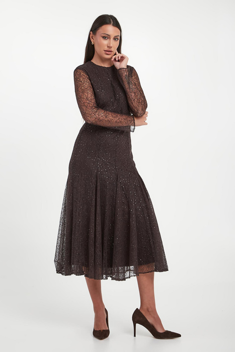 Sukienka koronkowa midi TWINSET