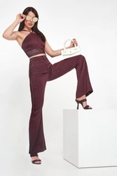 Spodnie damskie lniane PATRIZIA PEPE