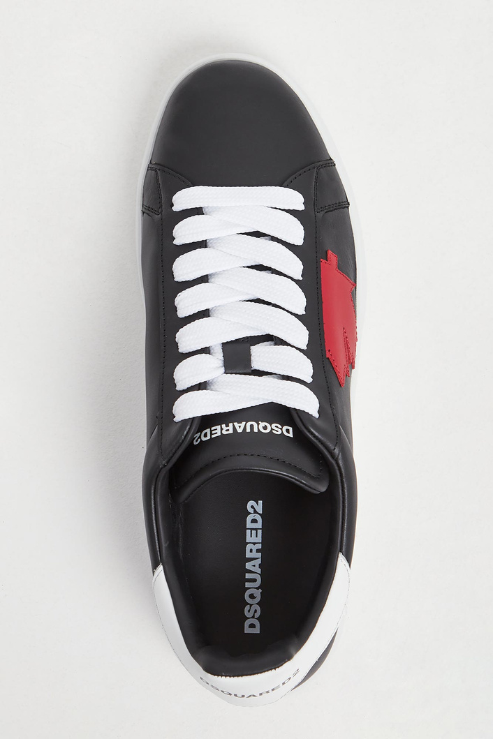 Sneakersy skórzane męskie DSQUARED2