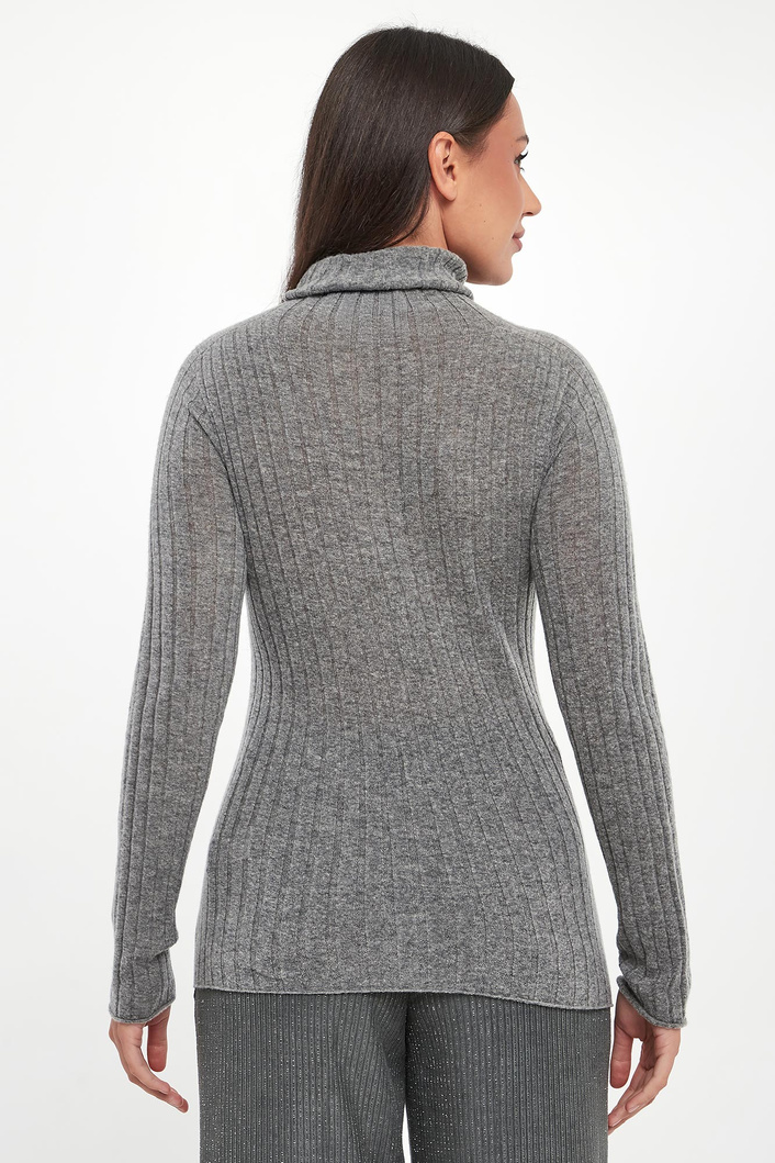Sweter damski z golfem wełniany PESERICO