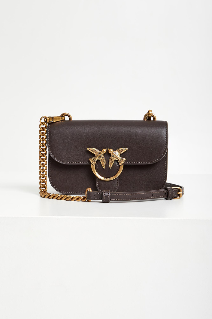 Torebka damska Love Bell Mini Vitello Seta PINKO