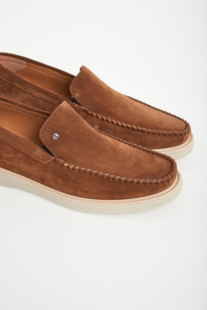 Loafersy męskie zamszowe BALDININI