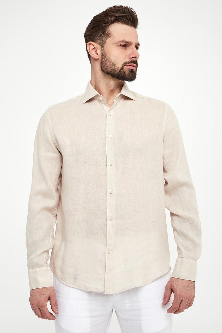 Koszula męska lniana PAUL&SHARK