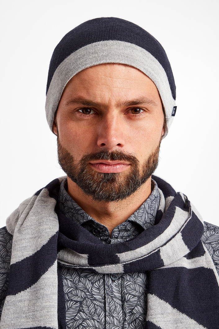 Komplet wełniany szal + czapka JOOP! JEANS