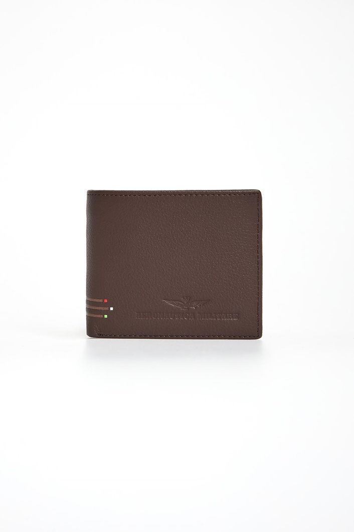 Komplet portfel + brelok męski skórzany AERONAUTICA MILITARE