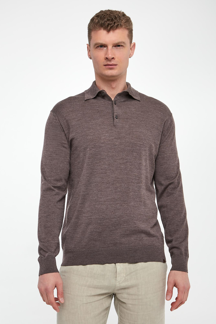 Sweter męski z wełny dziewiczej PAUL&SHARK