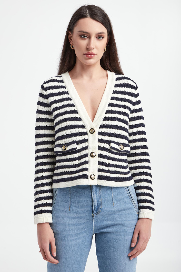 Sweter damski w paski BA&SH