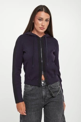 Sweter damski z kapturem ELISABETTA FRANCHI