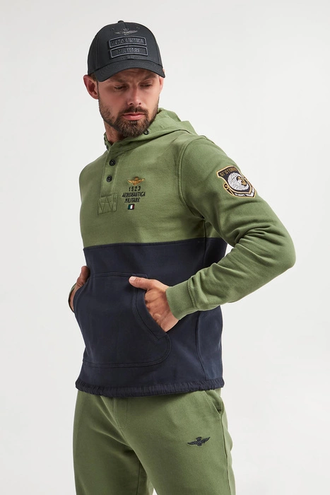 Bluza z kapturem męska AERONAUTICA MILITARE