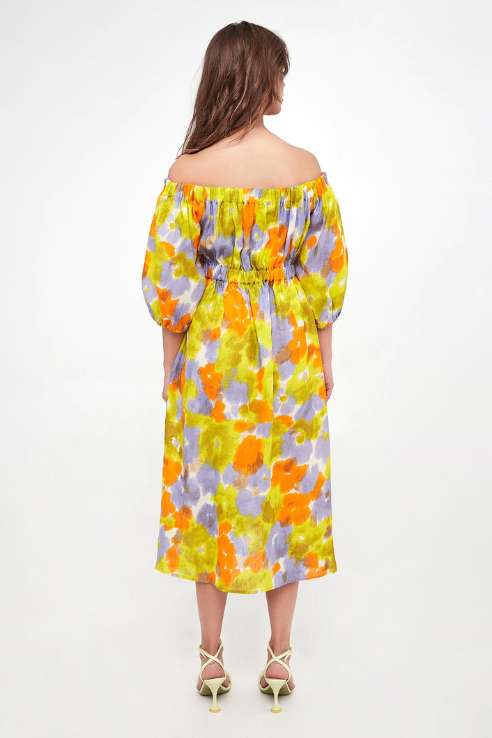 Sukienka lniana Samara MARELLA