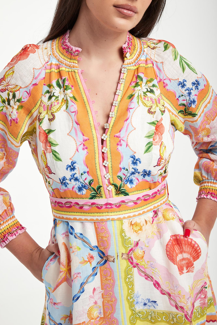 Sukienka maxi lniana HALE BOB