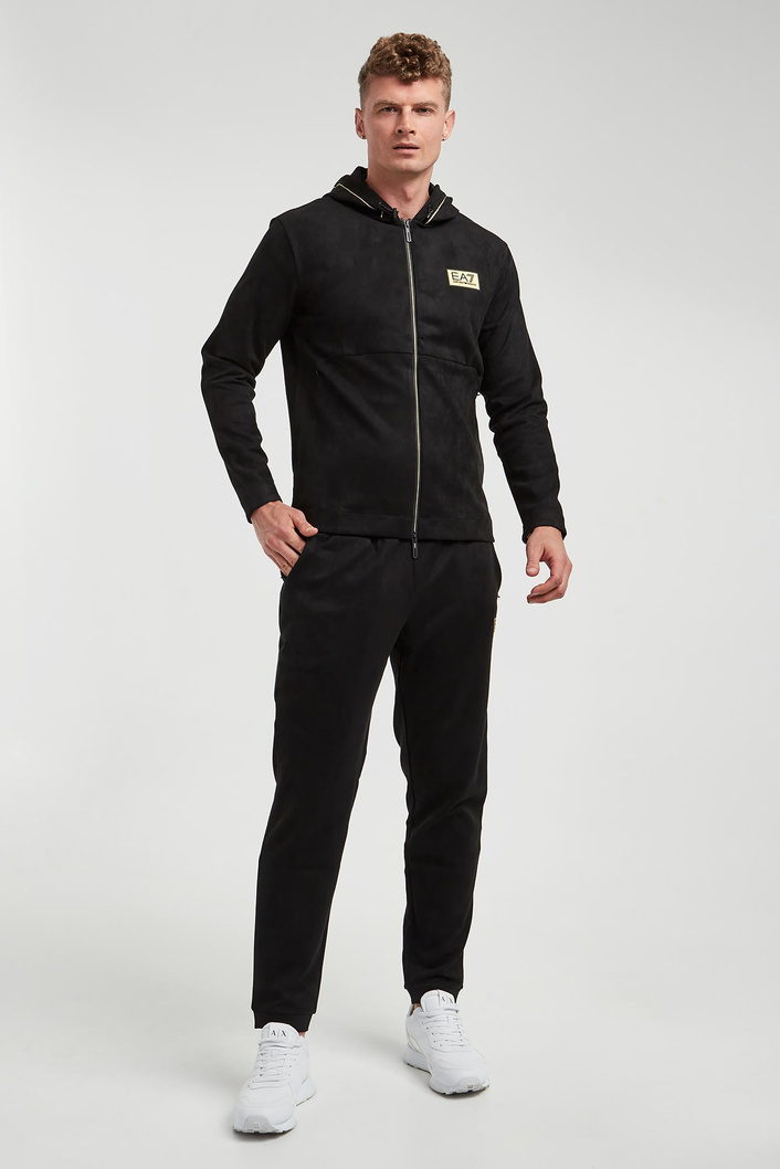 Bluza męska welurowa EA7 EMPORIO ARMANI