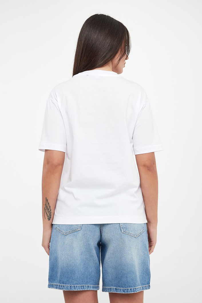 T-shirt damski z nadrukiem muszli Tristane JOOP!