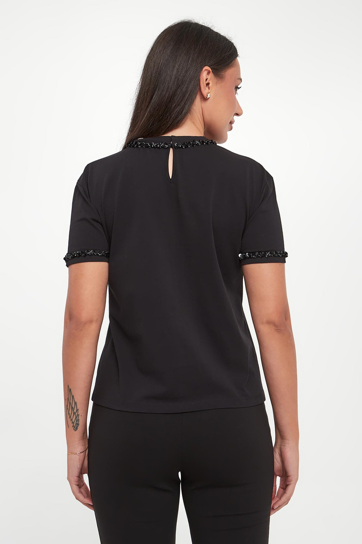 T-shirt damski z kokardą TWINSET