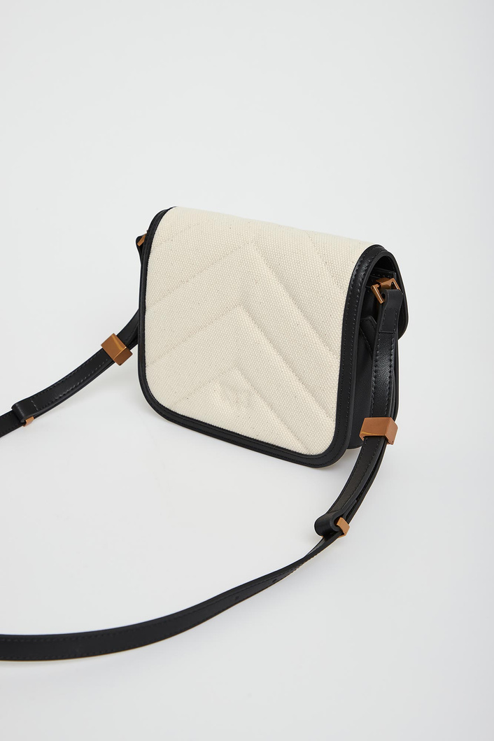 Torebka damska Love Box Bag Mini Canvas Chevron PINKO