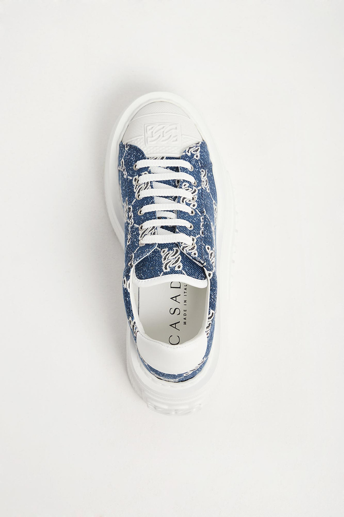 Sneakersy damskie na platformie CASADEI