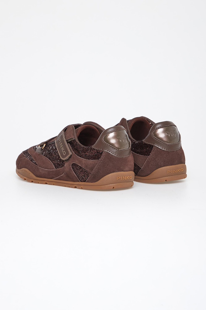 Sneakersy damskie zamszowe PINKO