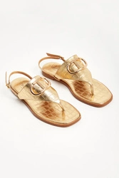 Sandały damskie skórzane TWINSET