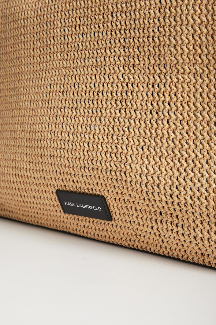 Torebka damska shopper pleciona KARL LAGERFELD