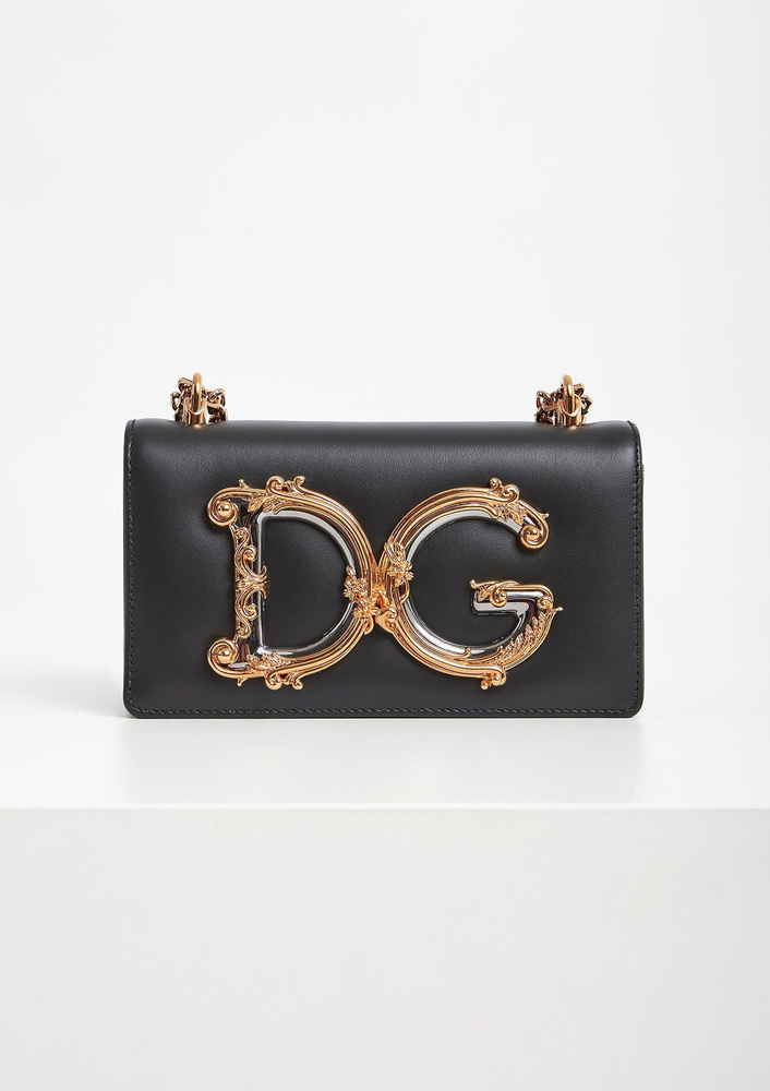 Torebka skórzana listonoszka DOLCE & GABBANA