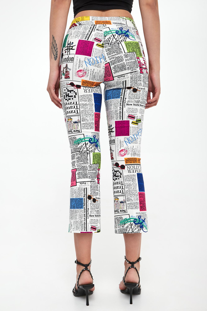 Spodnie damskie we wzór JOSEPH RIBKOFF