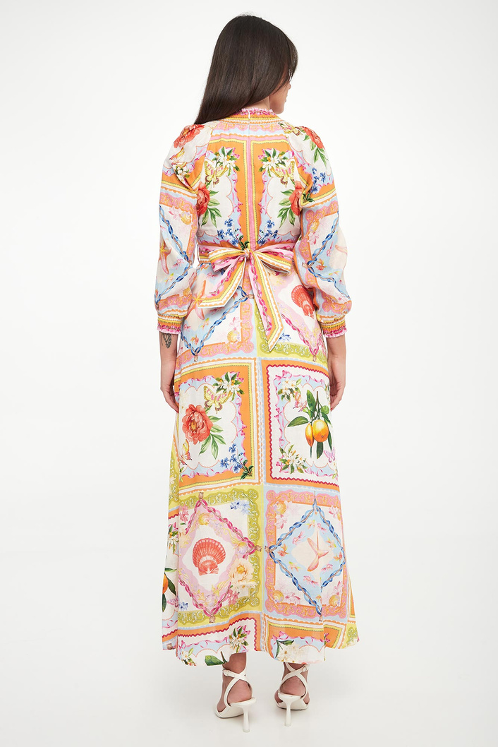 Sukienka maxi lniana HALE BOB