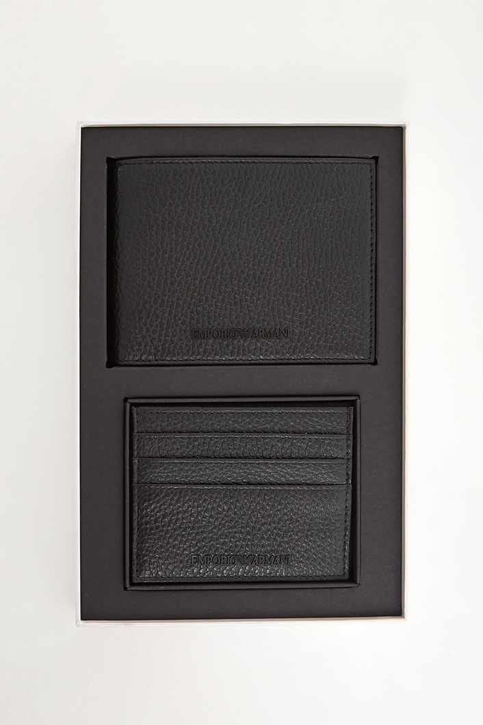 Portfel+Etui męskie skórzane EMPORIO ARMANI