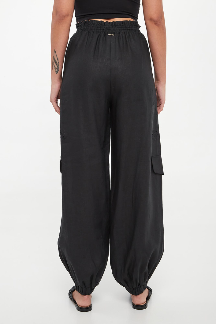 Spodnie damskie lniane TWINSET