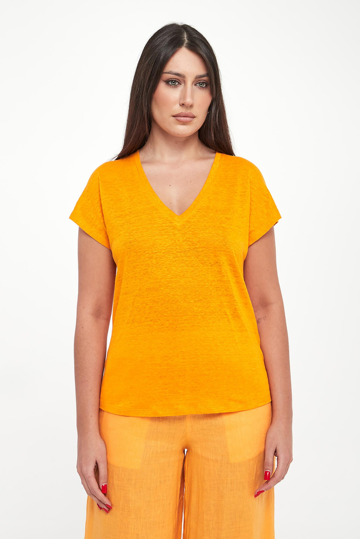 T-shirt damski lniany Arendal ECOALF