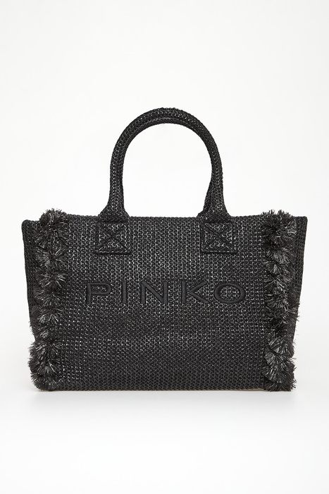 Torebka plażowy shopper z rafii PINKO