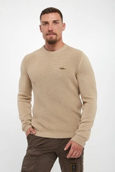 Sweter męski z logo AERONAUTICA MILITARE