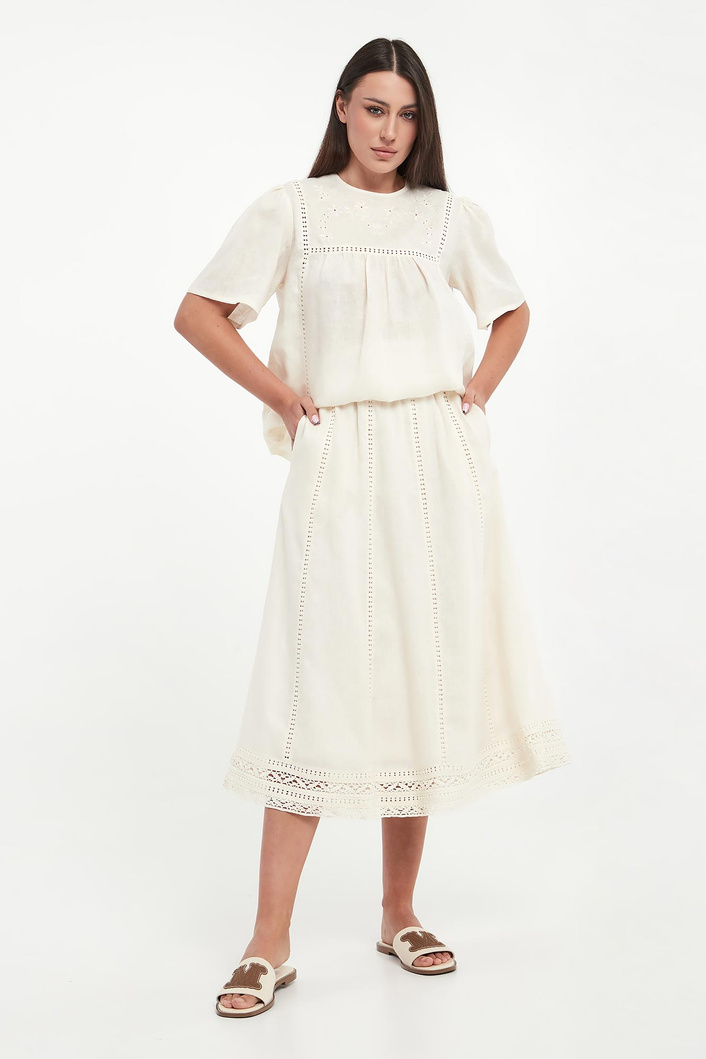 Spódnica lniana Gergo WEEKEND MAX MARA