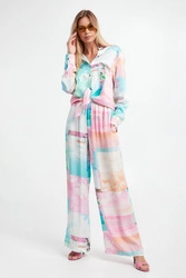 Spodnie damskie satynowe ICE PLAY