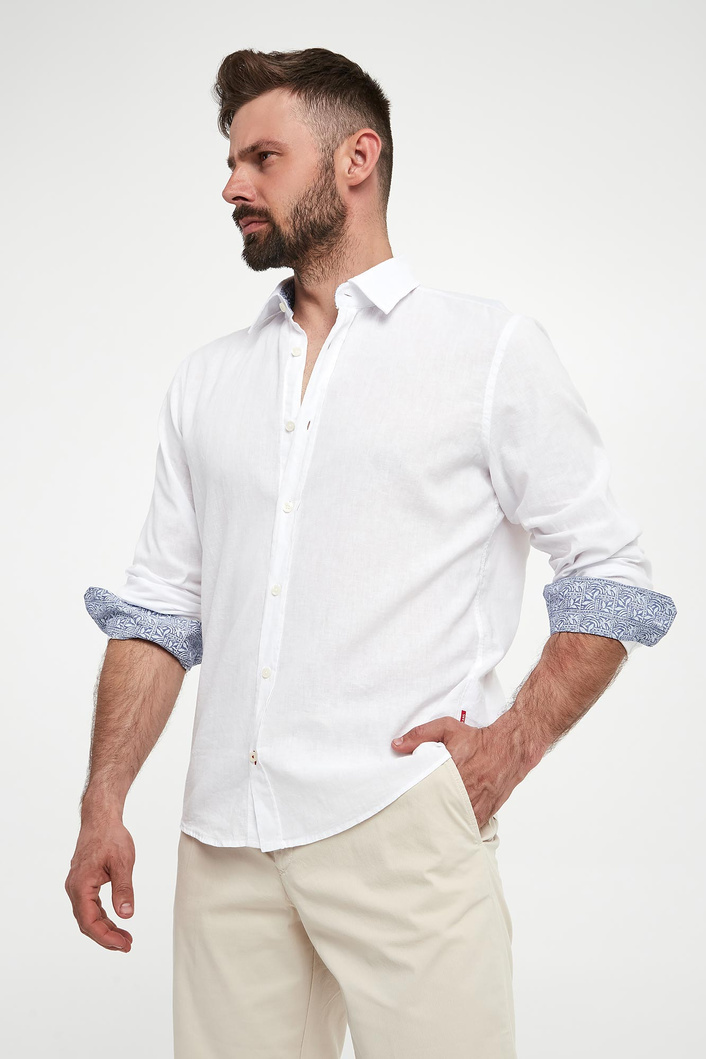 Koszula męska lniana Hanson JOOP! JEANS