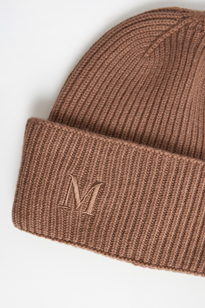 Czapka damska kaszmirowa Mmretina MAX MARA ACCESSORI