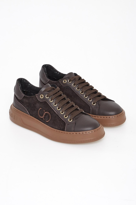 Sneakersy damskie skórzane CESARE CASADEI