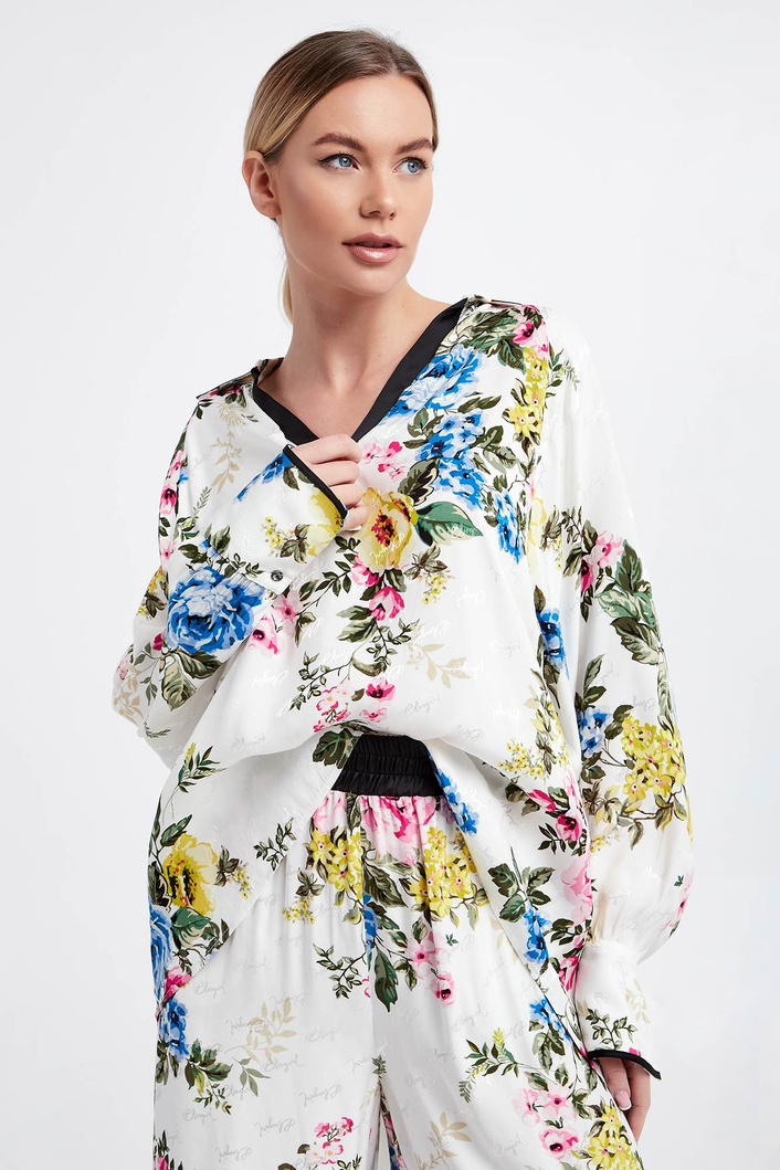 Koszula damska w kwiaty BLUGIRL BLUMARINE